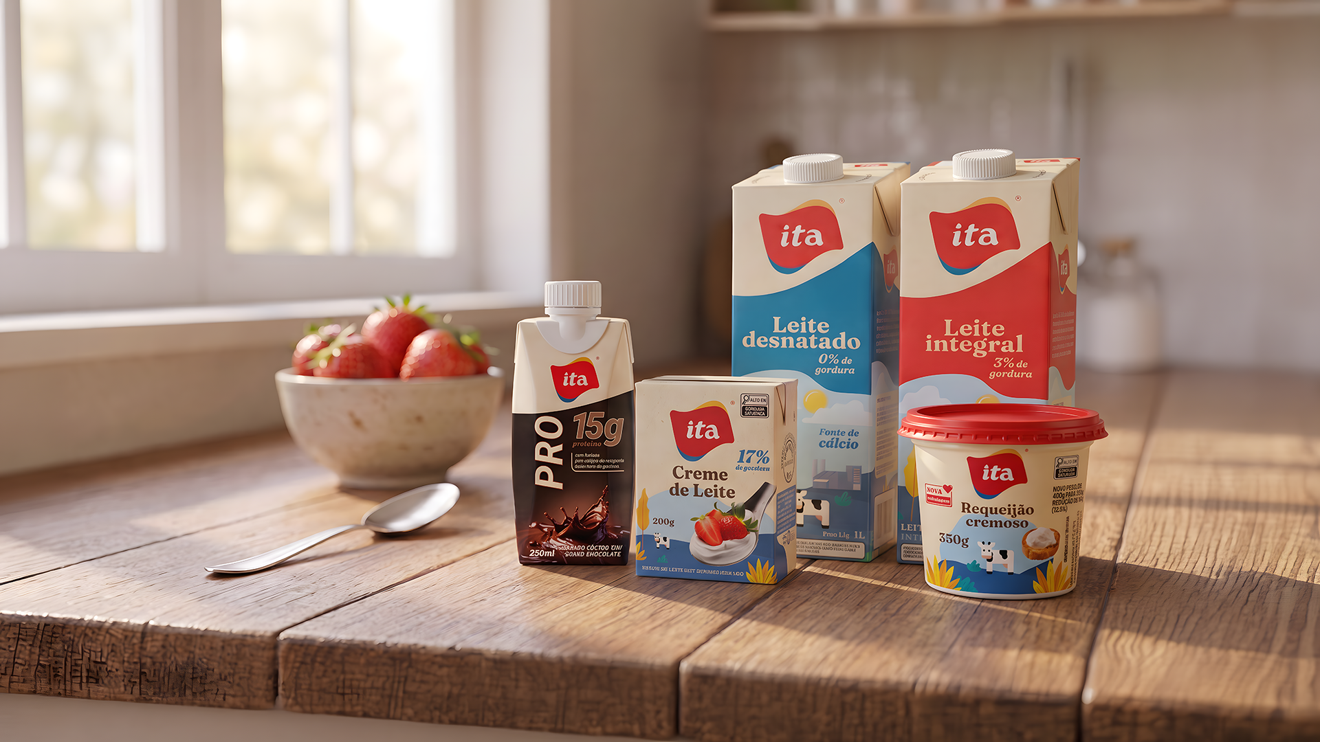 ITA Alimentos — Rebranding e design de embalagem